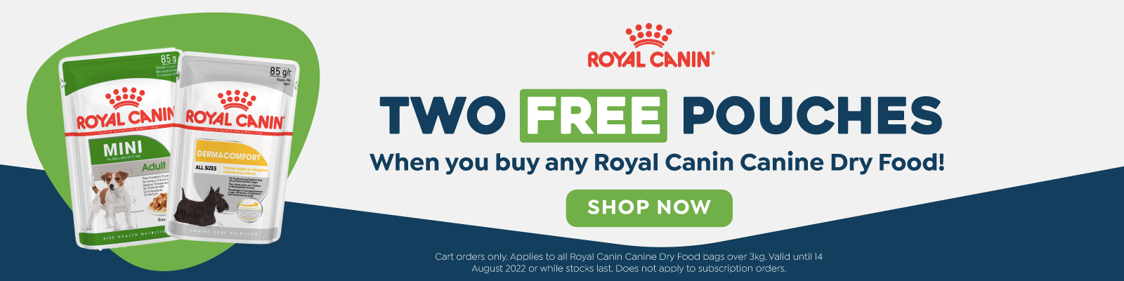 Royal Canin FREE Pouches - Aug 2022