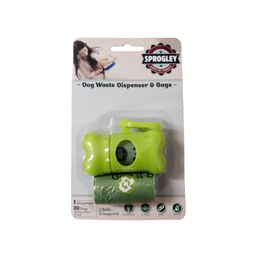 Sprogley Dog Waste Dispenser & Bags