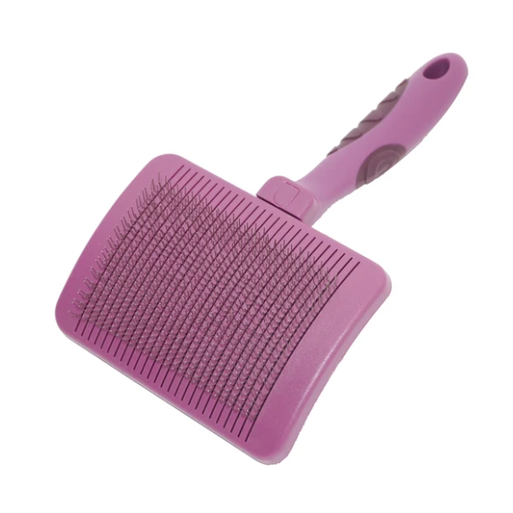 self cleaning slicker brush