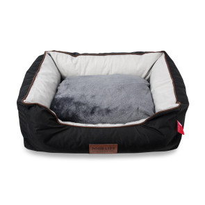 Dog's Life Waterproof Premium Country Bed - Black