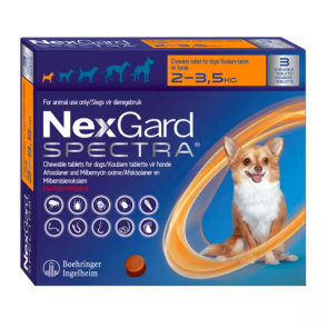 Nexgard Spectra Chewable Tablet - 2-3.5kg