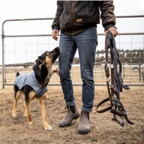 Ruffwear Overcoat Fleece-Lined Utility Dog Jacket - Slate Blue