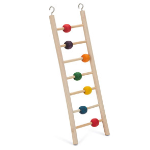 Beeztees Wooden 7-Step Ladder with Balls