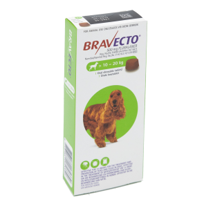 Bravecto Medium Dog 10-20kg Chewable Tick & Flea Tablet