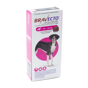 Bravecto X-Large Dog 40-56kg Chewable Tick & Flea Tablet