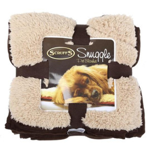 Scruffs Cosy Snuggle Pet Blanket - Chocolate