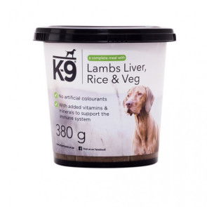 K-9 Lambs Liver Rice & Veg Dog Food Tub