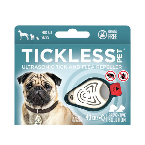Tickless Ultrasonic Tick and Flea Repeller - Beige