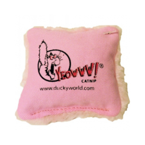 Yeowww! Catnip Pillow Cat Toy - Pink