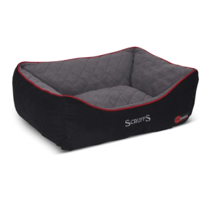 Scruffs Self-Heating Thermal Box Dog Bed - Black